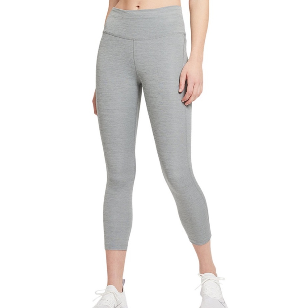 NWT Nike Epic Fast Crop Leggings, grey, medium